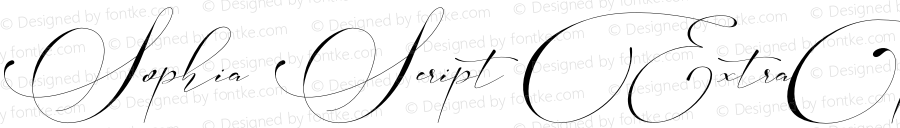 Sophia Script ExtraBold