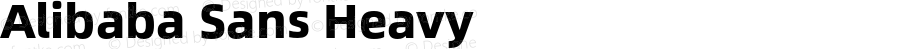 Alibaba Sans Heavy