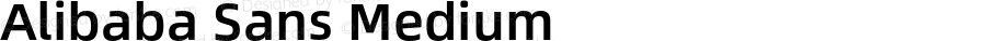 Alibaba Sans Medium