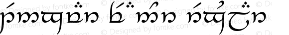 Tengwar Feanor Regular