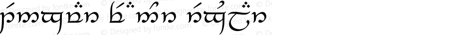 Tengwar Feanor