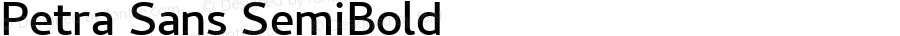 Petra Sans SemiBold
