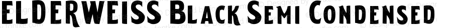 ELDERWEISS Black Semi Condensed