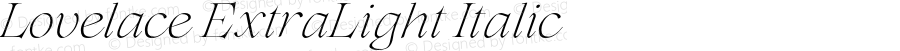 Lovelace-ExtraLightItalic