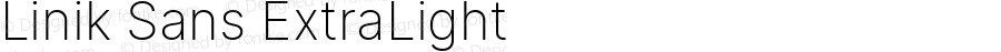 Linik Sans ExtraLight