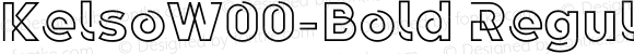 Kelso W00 Bold