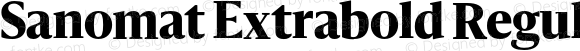 Sanomat Extrabold Regular