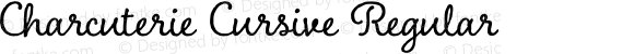 Charcuterie Cursive Regular