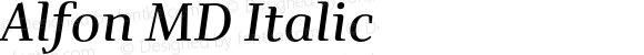 Alfon MD Italic