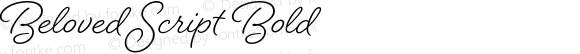 Beloved Script Bold