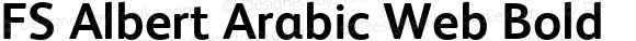 FS Albert Arabic Web Bold