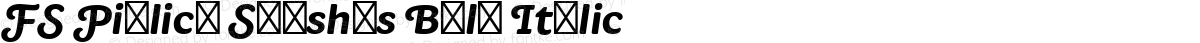 FS Pimlico Swashes Bold Italic