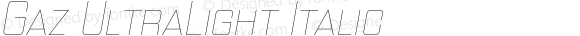 Gaz UltraLight Italic