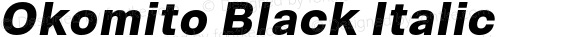 Okomito Black Italic