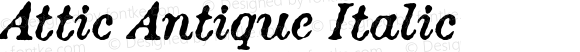 Attic Antique Italic