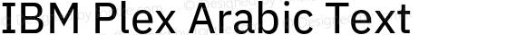 IBM Plex Arabic Text