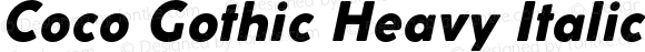 CocoGothic-HeavyItalic