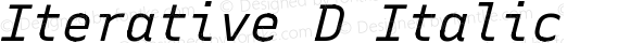 Iterative D Italic