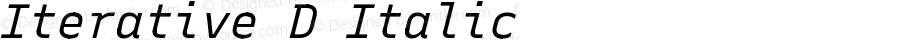 Iterative D Italic