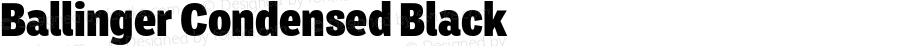 Ballinger Condensed Black