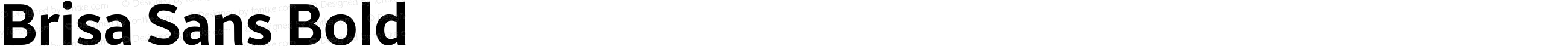 Brisa Sans Bold