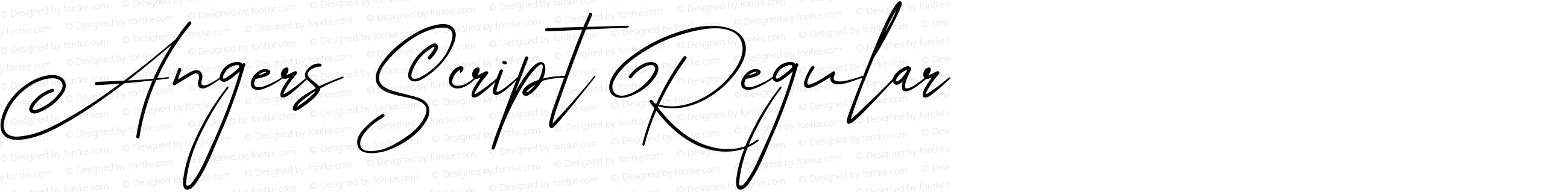 Angers Script Regular