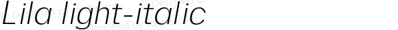 Lila light-italic 0.1.0