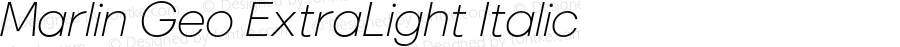 MarlinGeo-ExtraLightItalic