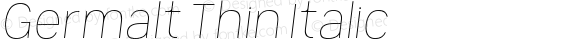 Germalt-ThinItalic