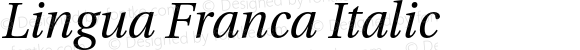 Lingua Franca Italic