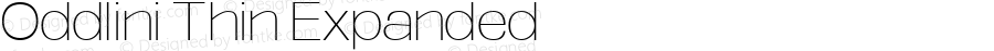 Oddlini Thin Expanded