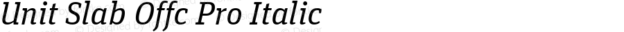 Unit Slab Offc Pro Italic