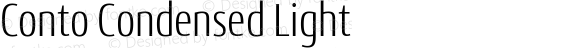 Conto Condensed Light