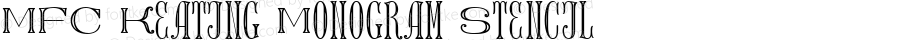 MFC Keating Monogram Stencil