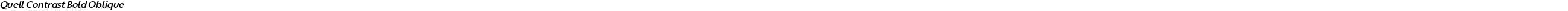 Quell Contrast Bold Oblique