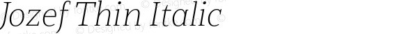 Jozef Thin Italic