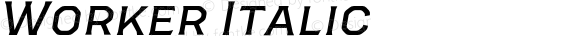 Worker-Italic