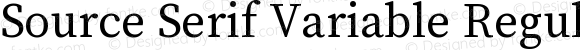 Source Serif Variable Regular