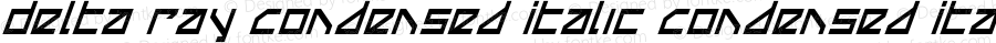 Delta Ray Condensed Italic