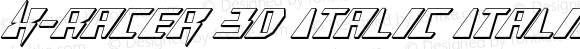 X-Racer 3D Italic Italic