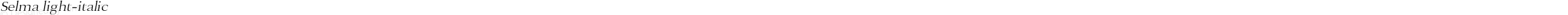 Selma light-italic