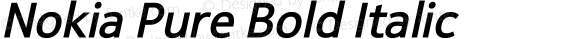 Nokia Pure Bold Italic