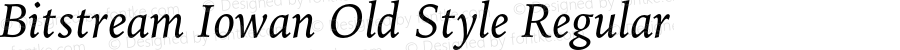 Bitstream Iowan Old Style Italic