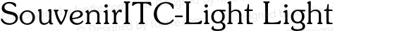 SouvenirITC-Light Light
