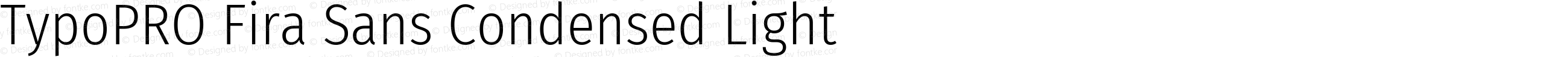 TypoPRO Fira Sans Condensed Light