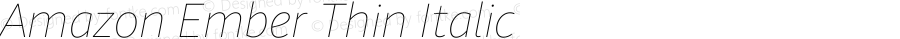 Amazon Ember Thin Italic