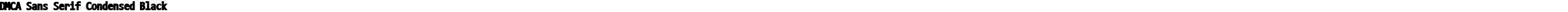 DMCA Sans Serif Condensed Black