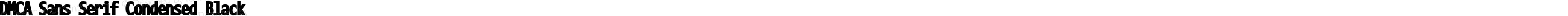 DMCA Sans Serif Condensed Black