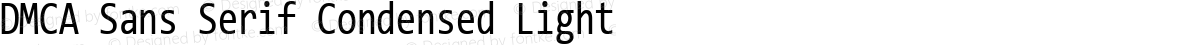 DMCA Sans Serif Condensed Light