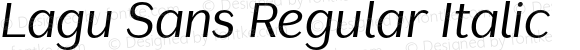 LaguSans-RegularItalic